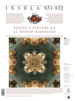 cover image of Poesía y pintura en el mundo hispánico